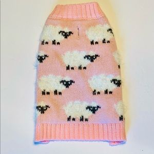 DOGO pink sheep dog sweater